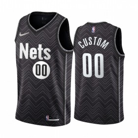 Muški NBA Dres Brooklyn Nets Personalizirani 2020-21 Earned Edition Swingman